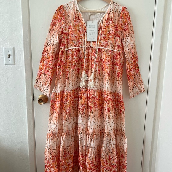 Christy Dawn Paloma Dress in Sunset Gladiola NWT - Picture 4 of 6